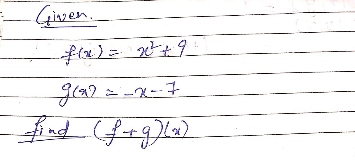 Algebra homework question answer, step 1, image 1